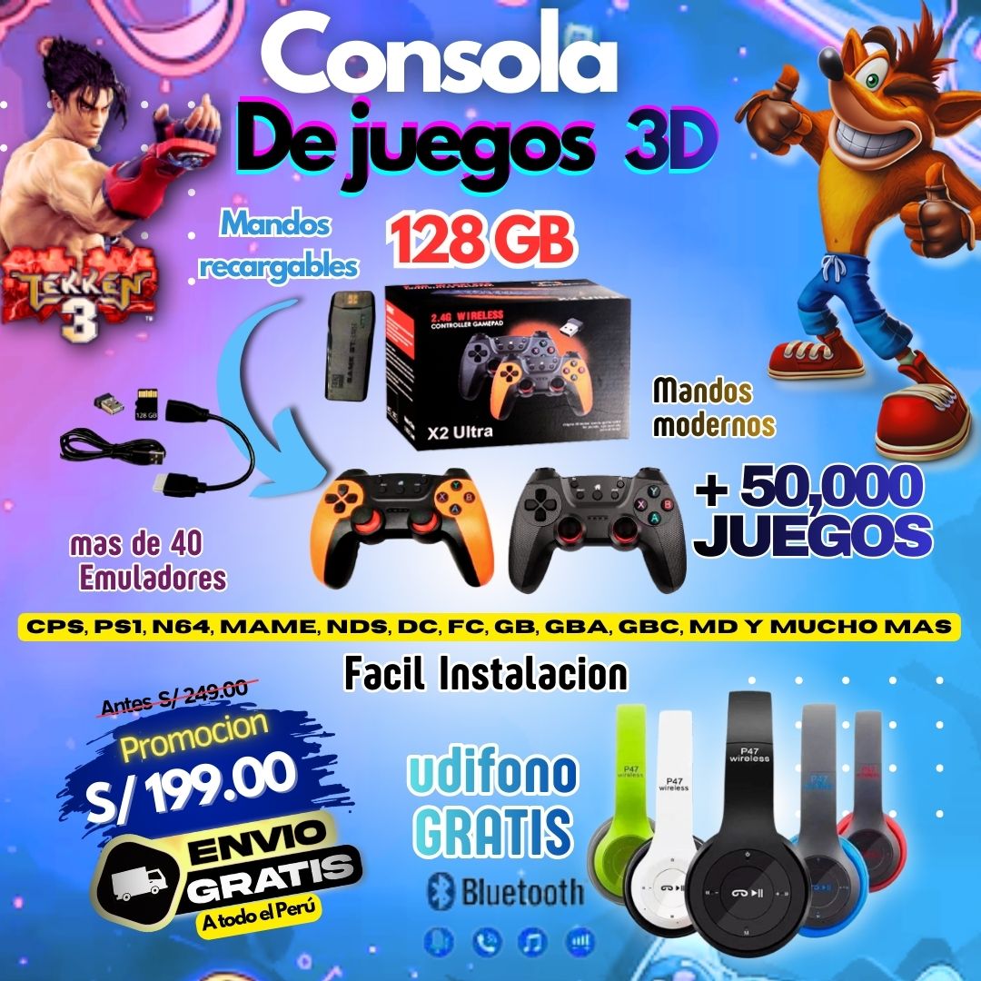 CONSOLA DE JUEGO RETRO