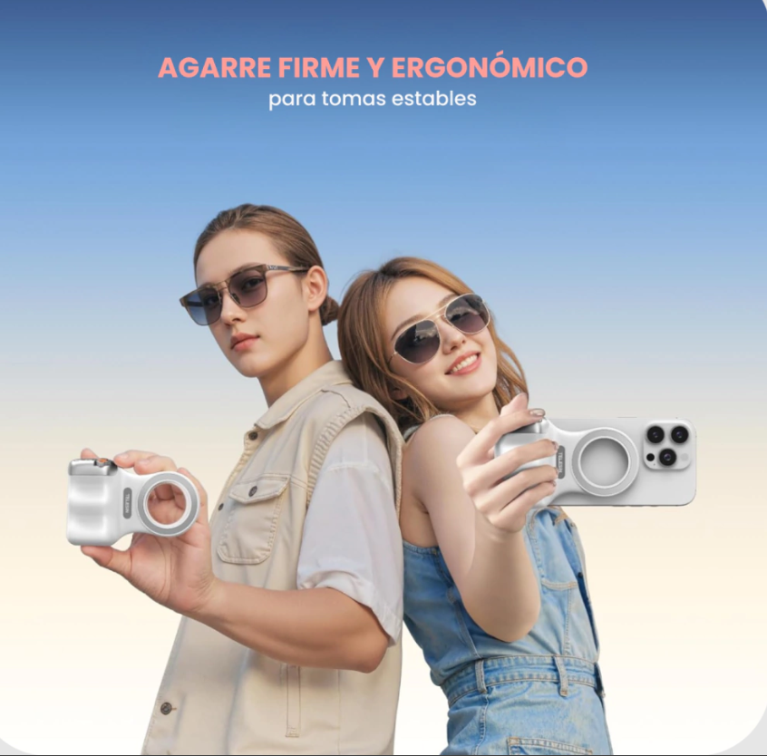 Gimbal: Mango de Agarre + Luz