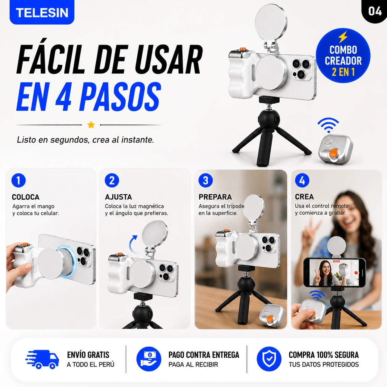 COMBO Creador de contendio