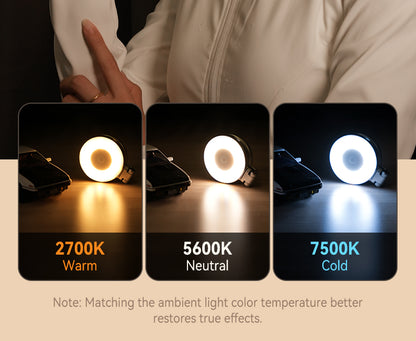 Gimbal: Mango de Agarre + Luz