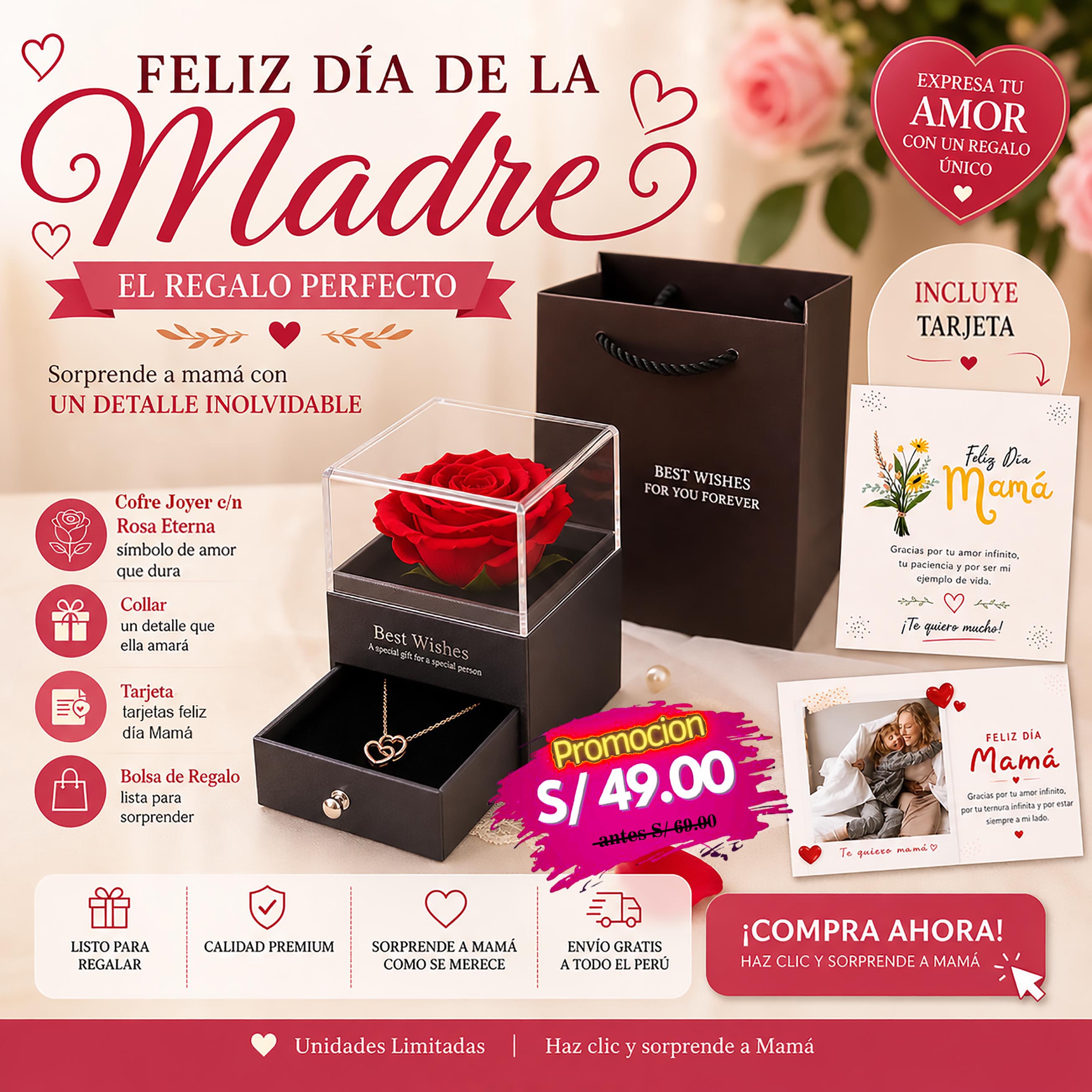 Cofre Joyero Acrílico – Tu Tu Mundo