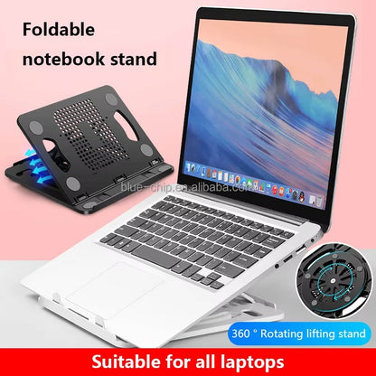 Soporte de Laptop con base giratorio  2 en 1