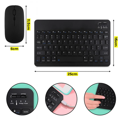 Teclado + Mouse inalámbrico (BT)